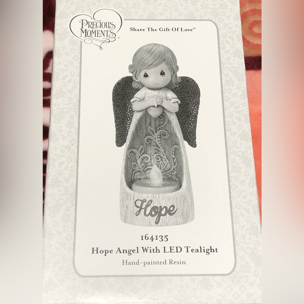 Precious Moments “Hope” Angel with LED Tealight